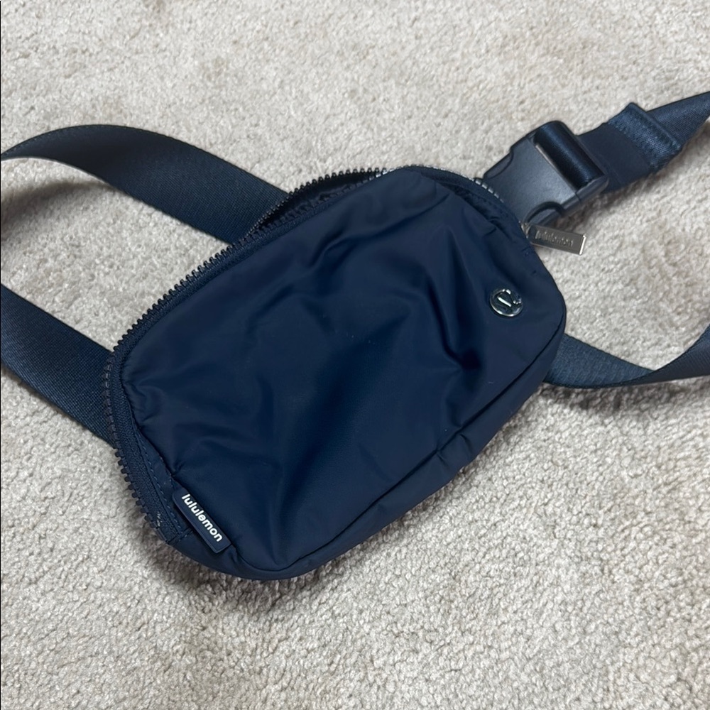 lululemon athletica Navy belt Crossbody Bag